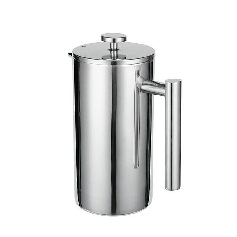 Food Grade Stainless Steel 4 Filter Layer French  Press Coffee Maker
