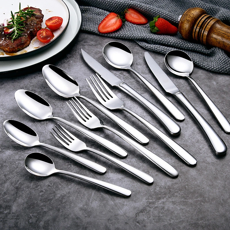 Kitchen Tools Silver Stainless Steel Flatware Cutlery For Hotel or Restaurant