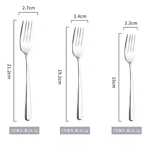 Kitchen Tools Silver Stainless Steel Flatware Cutlery For Hotel or Restaurant