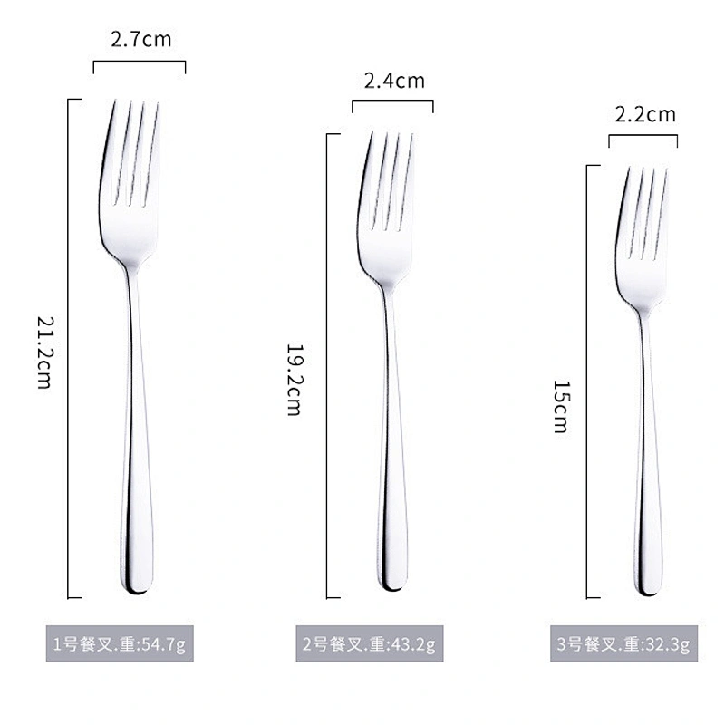 Kitchen Tools Silver Stainless Steel Flatware Cutlery For Hotel or Restaurant