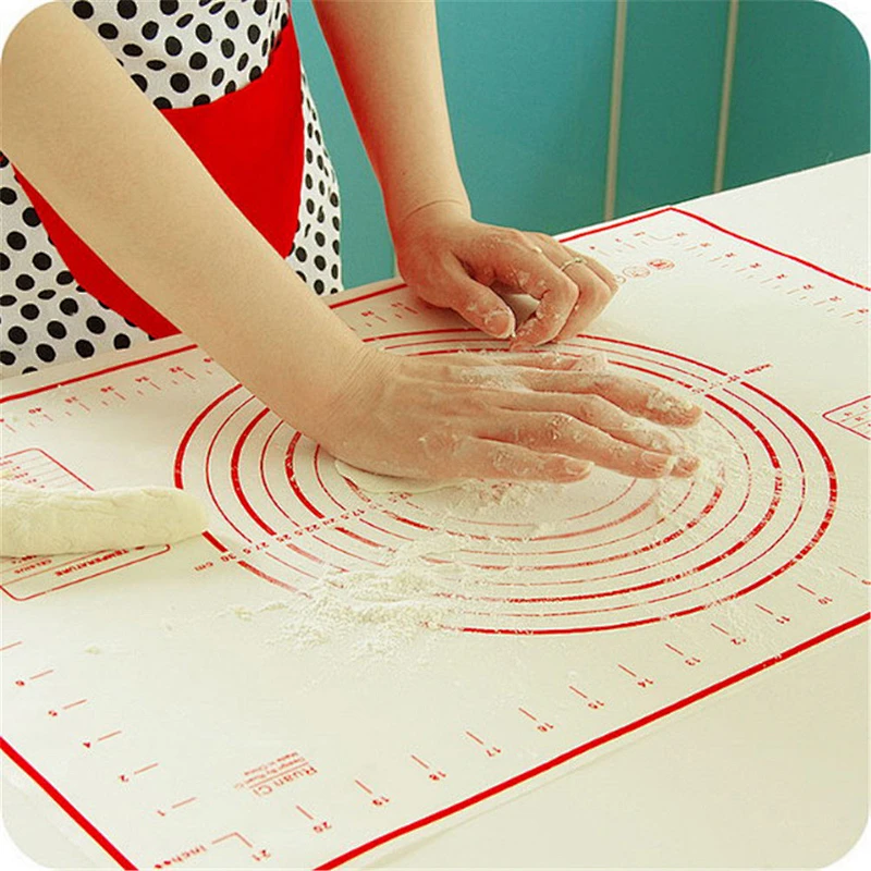 Pastry Cooking Tools, Non Stick Food Grade Silicone Baking Mat, Dough Pad With Liners