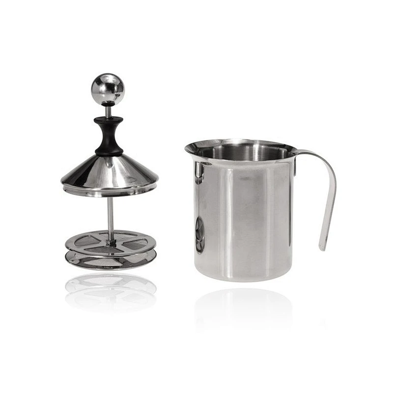 Manual / Hand Made Stainless Steel Milk Whisk Frother, Milk Foam Mixer Maker