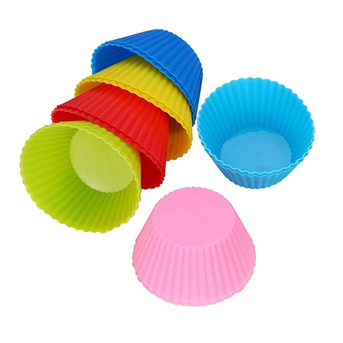 Multi-color Food Grade Silicone Muffin Cake Cup, Mold or Mould