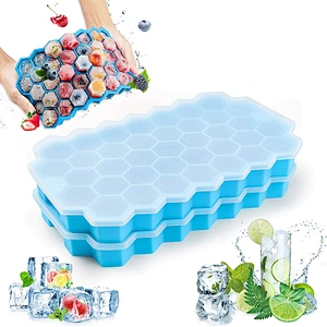 Silicone Mini Diamond Ice Cube Trays or Mold For Whisky, Cocktail