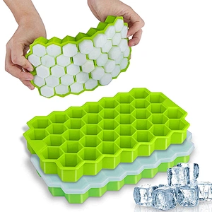 Food Grade BPA Free Reusable Silicone Ice Cube Tray Mold or Moulds