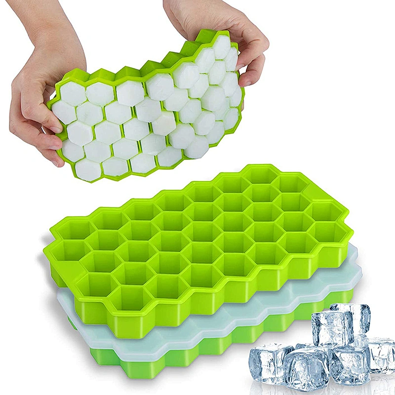 Food Grade BPA Free Reusable Silicone Ice Cube Tray Mold or Moulds