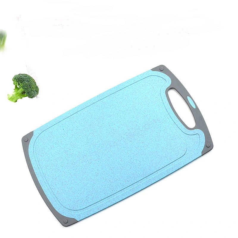 Kitchen Food Grade PP Plastic, Wheat Straw Cutting / Chopping Block or Board Set 3