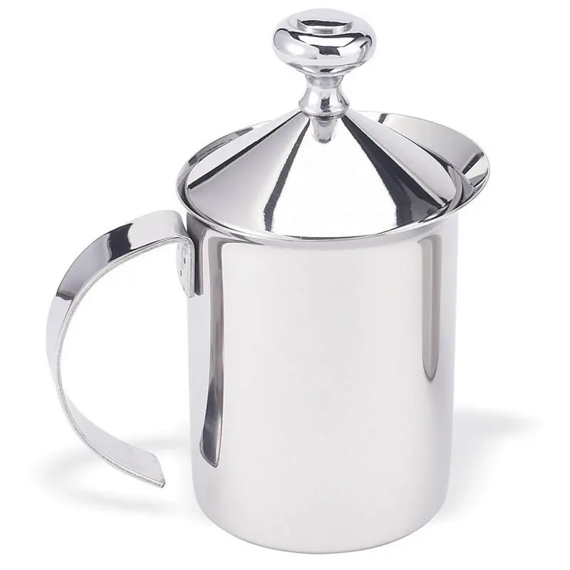 Manual / Hand Made Stainless Steel Milk Whisk Frother, Milk Foam Mixer Maker