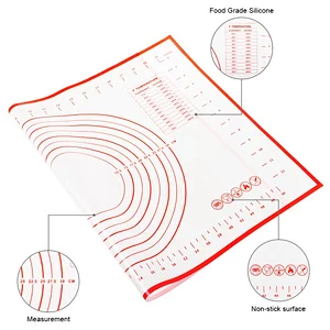 Pastry Cooking Tools, Non Stick Food Grade Silicone Baking Mat, Dough Pad With Liners
