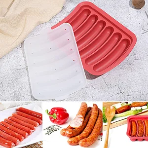 Food Grade Non Stick DIY Silicone Hot Dog Sausage Mold / Form