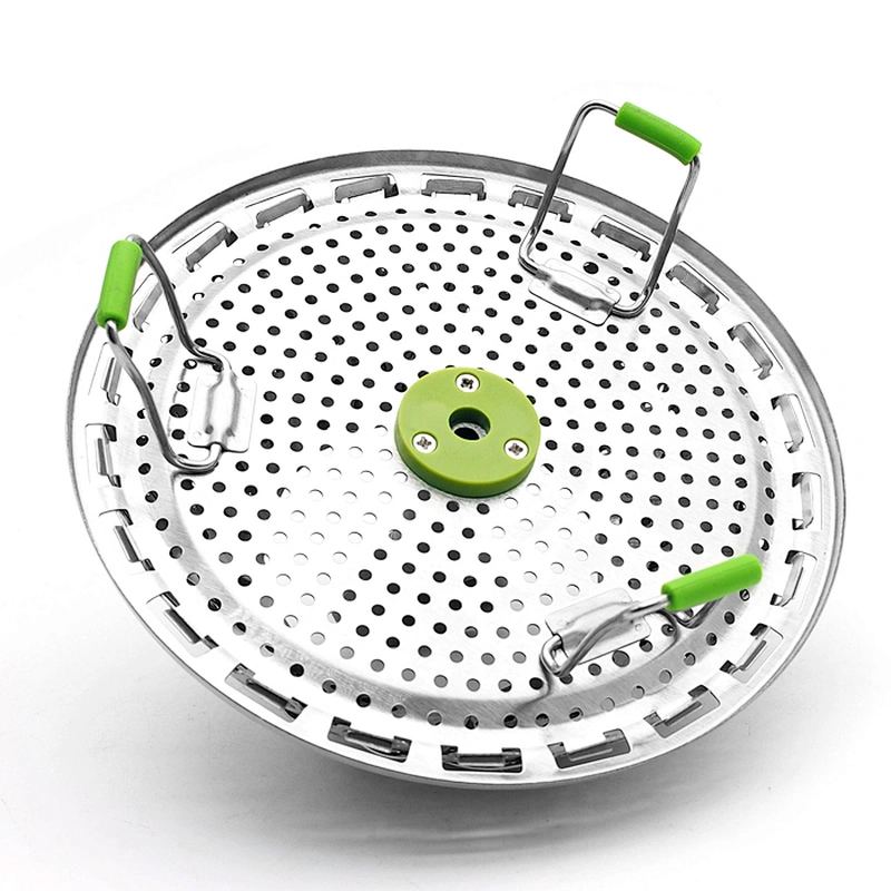 Food Grade Expandable Stainless Steel Vegetable Basket, Foldable Steamer For Kitchen