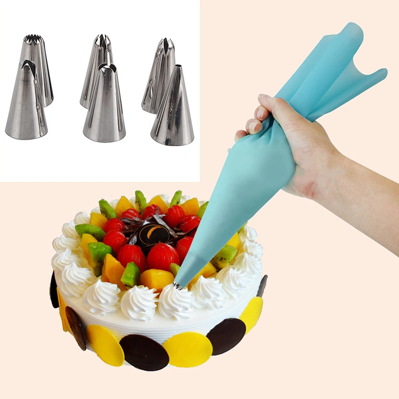 Multi Shape Cake Decorating Stainless Steel Piping Tips, Piping Nozzles