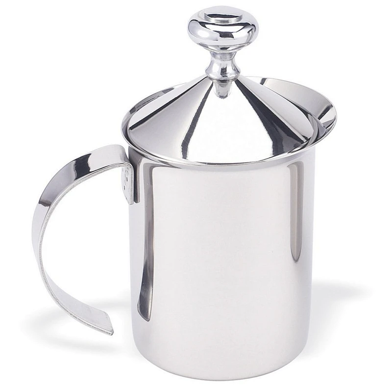 Hot Sale Metal / Stainless Steel Manual Milk Foam Maker, Frother For Coffee