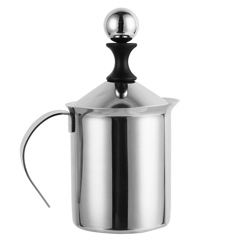 Hot Sale Metal / Stainless Steel Manual Milk Foam Maker, Frother For Coffee