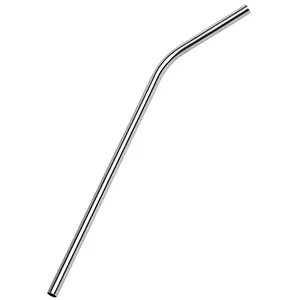 Wholesale Stainless Steel Environmental Protection Non-disposable Elbow Metal Thick Straw