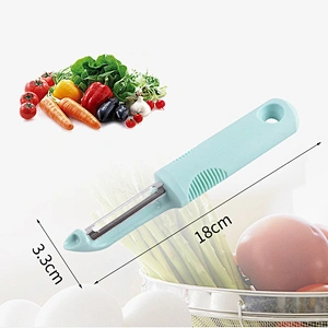 Kitchen PP Plastic Handle Stainless Steel Peelers For Vegetable, Fruit