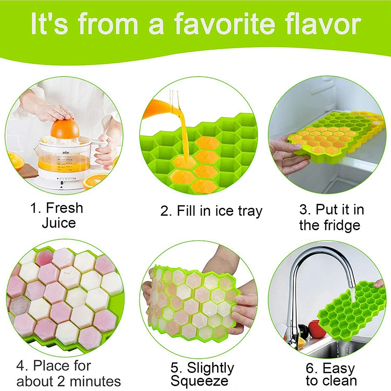 Silicone Mini Diamond Ice Cube Trays or Mold For Whisky, Cocktail