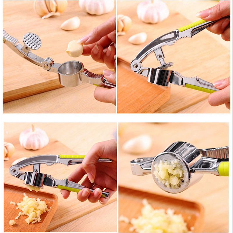 Amazon Hot Sale Kitchen Tool Zinc Alloy / Metal Garlic Press or Walnut Cracker