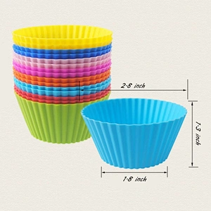 Reusable Homemade Mini Silicone Baking Cup, Teacup, Cakecup, Cake Mould or Mold