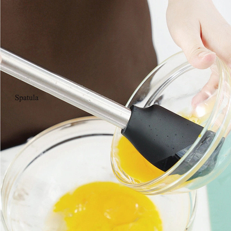 Food Grade and Stainless Steel Kitchen Utensil Set, Skimmer, Ladle, Turner, Spatula, Food Tong, Whisk