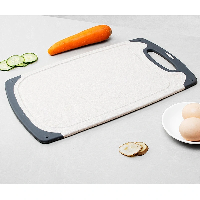 Kitchen Food Grade PP Plastic, Wheat Straw Cutting / Chopping Block or Board Set 3