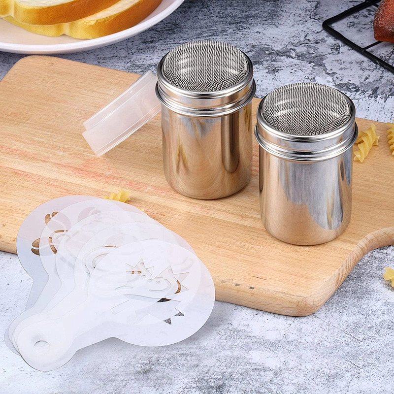 Wholesale Plastic Coffee Decorating Template Sets, Cappuccino Latte Stencils