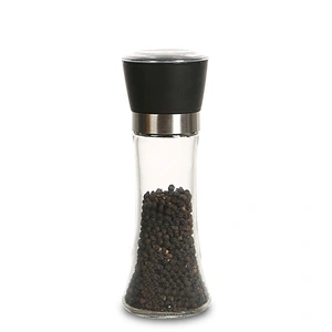Manual Stainless Steel Design Sea Salt and Pepper Slice Mill Grinder