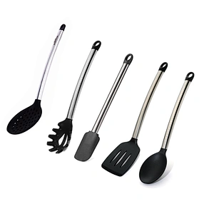 Wholesale Kitchen Ware Utensil Stainless Steel And Silicone Cooking Tools
