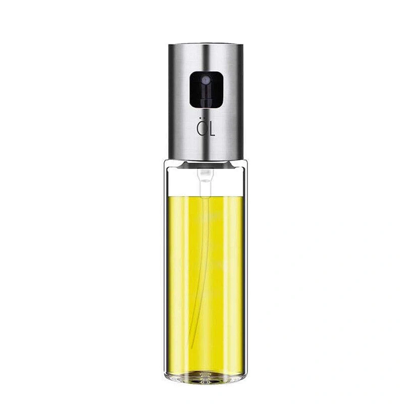 Metal Vinegar Dispenser, Olive Oil Sprayer Bottle For Cooking BBQ, Salad