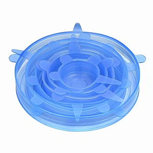 Reusable Silicone Stretch Libs, Leak-proof Storage Silicone Food Cover