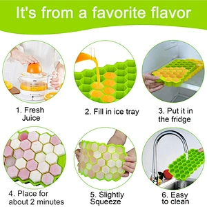 Food Grade BPA Free Reusable Silicone Ice Cube Tray Mold or Moulds