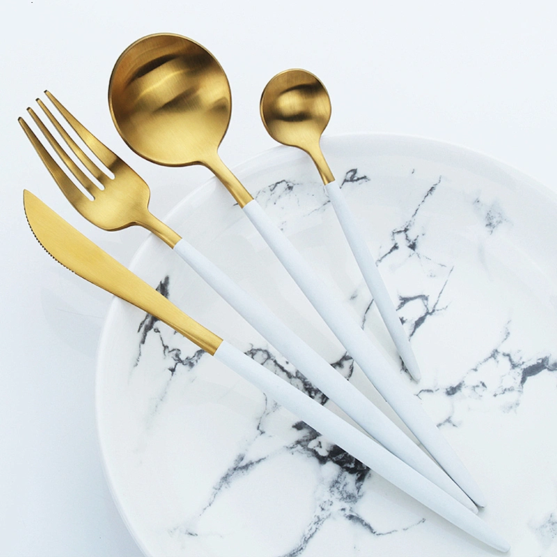 Customized Vintage Metal, Stainless Steel Portable Cutlery or Flatware Set