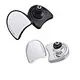Motorcycle Chrome Black Inner Fairing Mount Side Rear Mirrors for Harley Touring Street Glide CVO FLHXSE