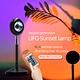 2021 Newest Remote Control RGB 16 Colors Decoration USB Room Atmosphere Rainbow Romantic Projection Lamp Night Sunset Light