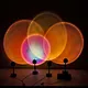 2021 Bedroom Home Decoration USB Room Atmosphere Sun Rainbow Romantic Projection Lamp Night Sunset Light
