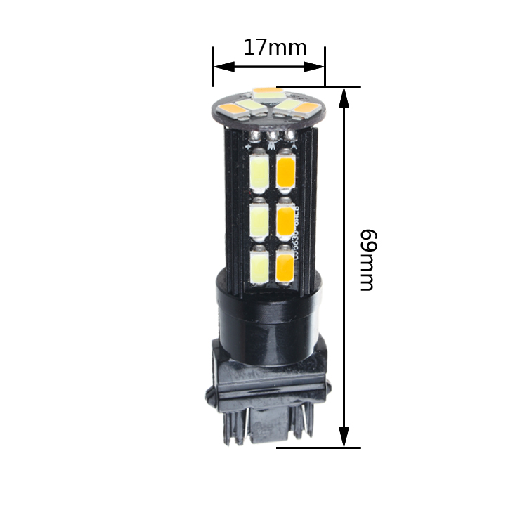 Best Selling Products 2017 in usa Automobiles Cars T20 30pcs Leds head Light 5730 White/Yellow Automobile Lights