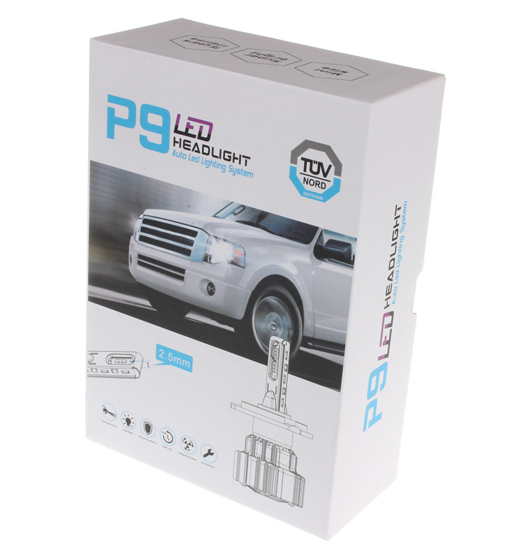 超高輝度 100W 13000lm 強い光と弱い光 H4 H13 9004 9007 車 P9 h11 ledヘッドライトバルブ
