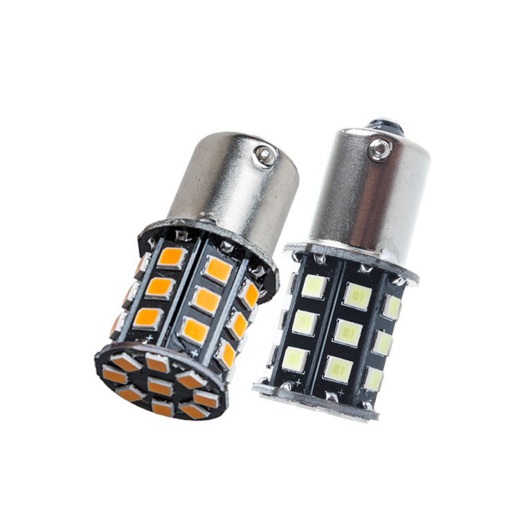 高品質ba15s 1156 33smdターンライトアンバー 3156 オートled電球 160ma 1156 車のランプ