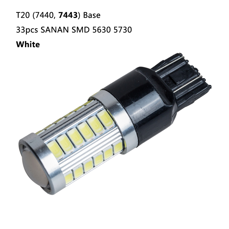 2020 新車 12V Led ライトと 3 年品質保証 7440 7443 T20 41SMD 2835 アンバー車のフロントリアターンシグナルライト