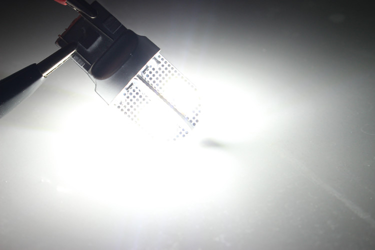 2020 新車 12V Led ライトと 3 年品質保証 7440 7443 T20 41SMD 2835 アンバー車のフロントリアターンシグナルライト