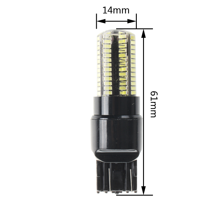 360 フル発光スポットホワイトライト車のアクセサリー T20 7440 7443 104 チップ車のテール led ライト