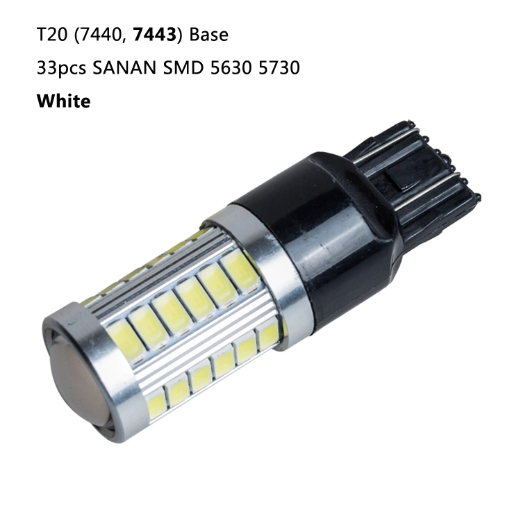 デュアル色車のテールライト付きプロジェクターレンズ1156 1157 s25 54smd 3014ホワイトアンバーledテールストップ信号光