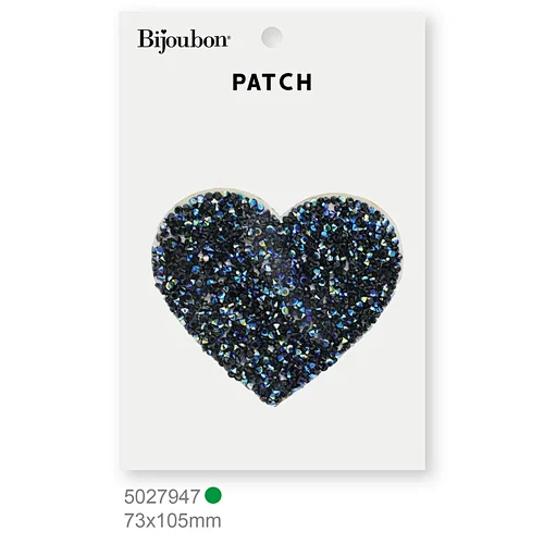 Glittering Heart Patch