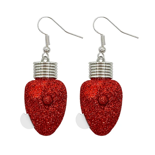 Bulb-shaped  Christmas Earrings
