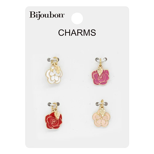 Flower Enamel Charms