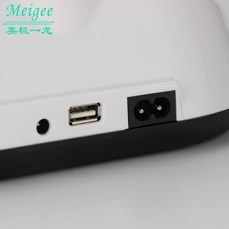 Solar mini fan equipped with LED microbeads wireless USB power supply, multi-functional rechargeable emergency fan