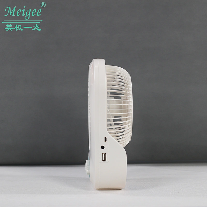 Rechargeable Fan with LED Light