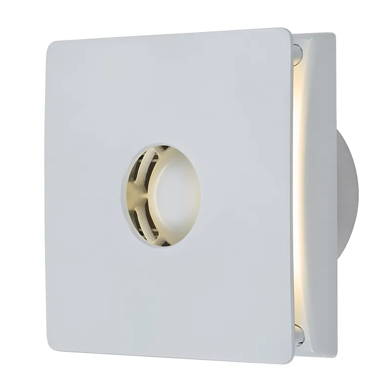 Illuminated exhaust fan with lamp, lamp with bathroom exhaust fan, exhaust fan