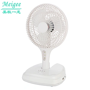 6inches portable folding rechargeable mini table hand fan, AC/DC lithium battery energy saving