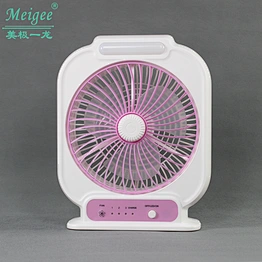 8 inch rechargeable LED mini table fan